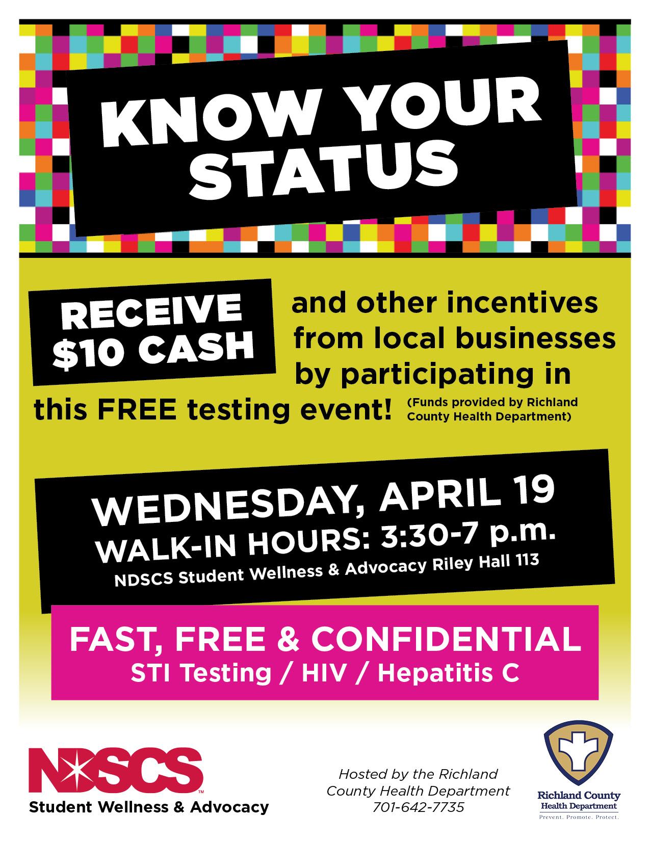 STI Testing / HIV/Hepatitis C Walk-in Event