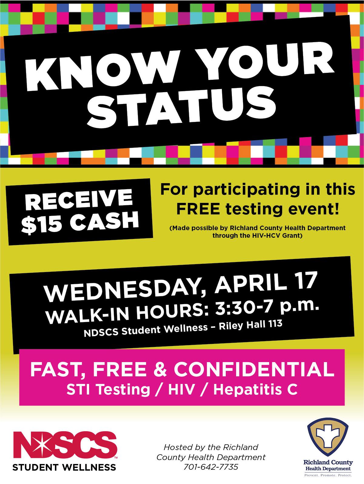 STI/HIV/Hepatitis C Testing Event