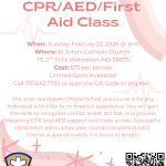 Heartsaver CPR/AED/First Aid Class